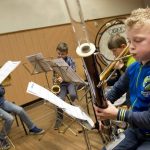 Concert blazersbende jeugdmuzikanten